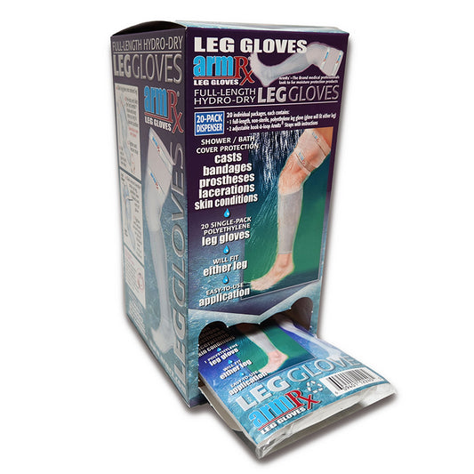 Leg Glove Water Protection - 20 Pack Dispenser